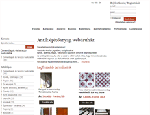 Tablet Screenshot of antikepitoanyag.hu